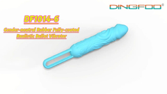 Fábrica de juguetes sexuales Dingfoo DF1014-6 Neutro de caucho de género con revestimiento completo Vibrator de balas realista✨