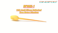 Fábrica de juguetes sexuales Dingfoo DF1025-1 Estimulador de silicona totalmente líquido con tres motores.