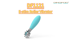 Dingfoo fábrica de juguetes sexuales DF1121 E-stim Roller vibrador